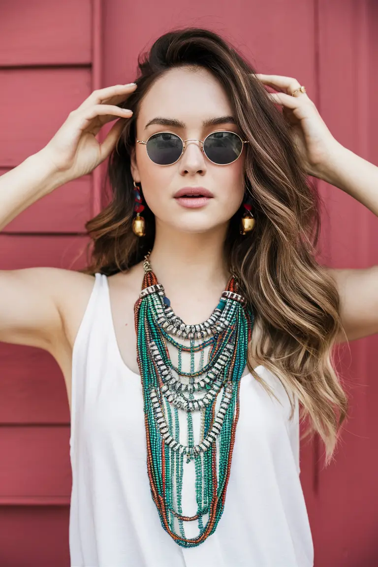 Boho Chic Statement Necklace