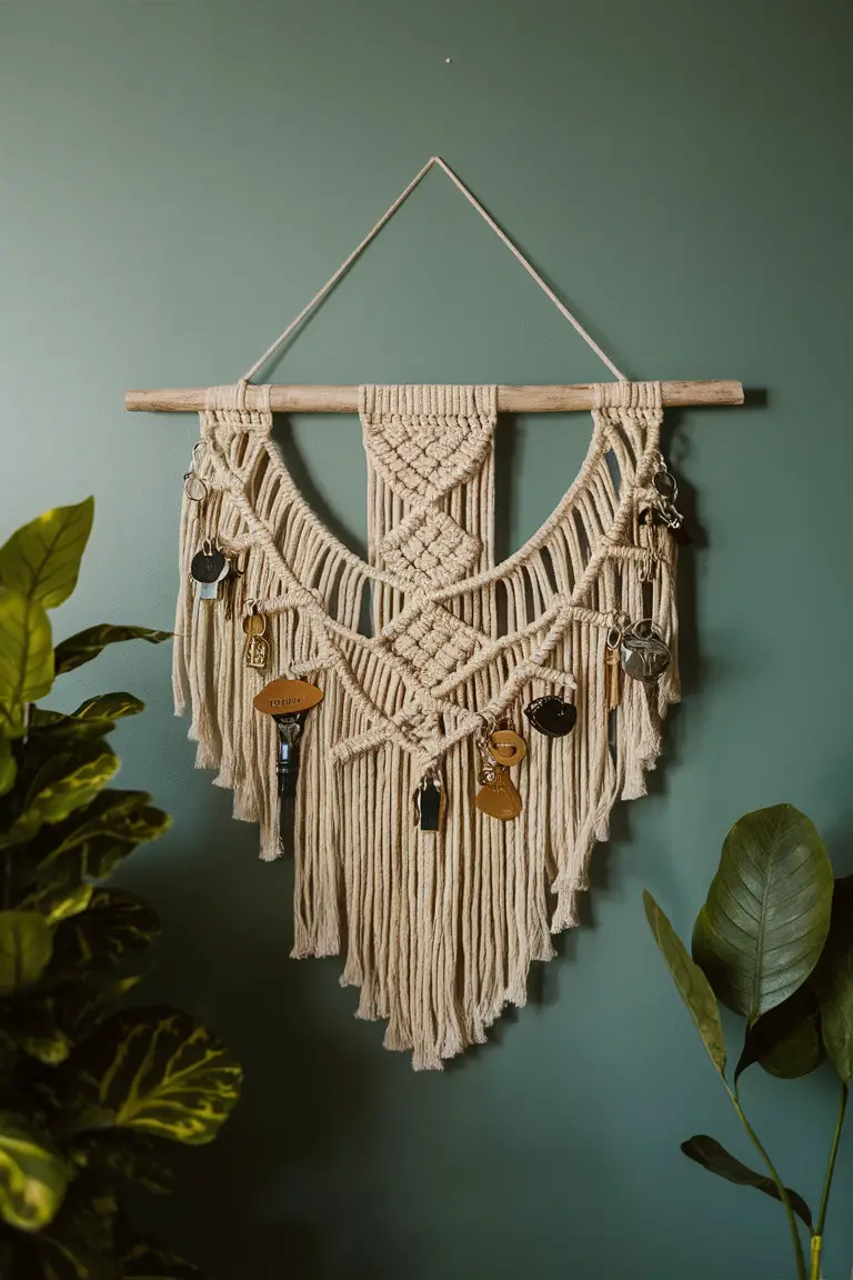 Macrame Key Holder