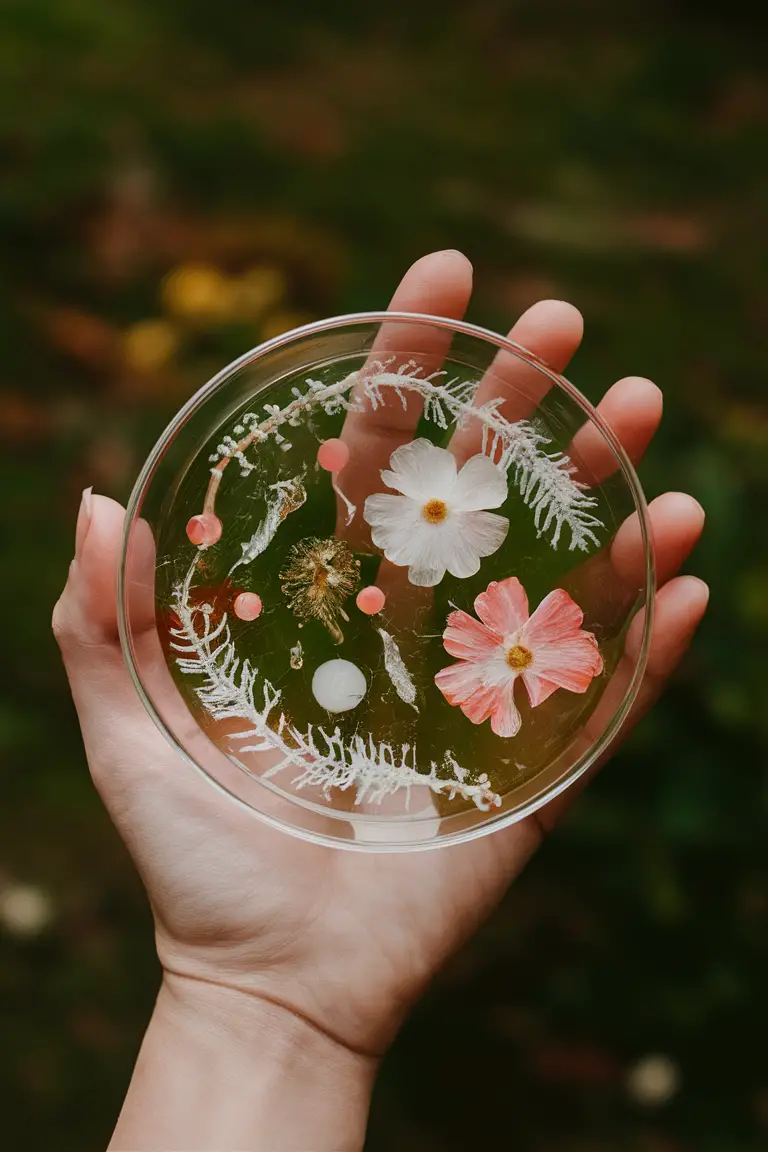 Resin Petri Dish Art