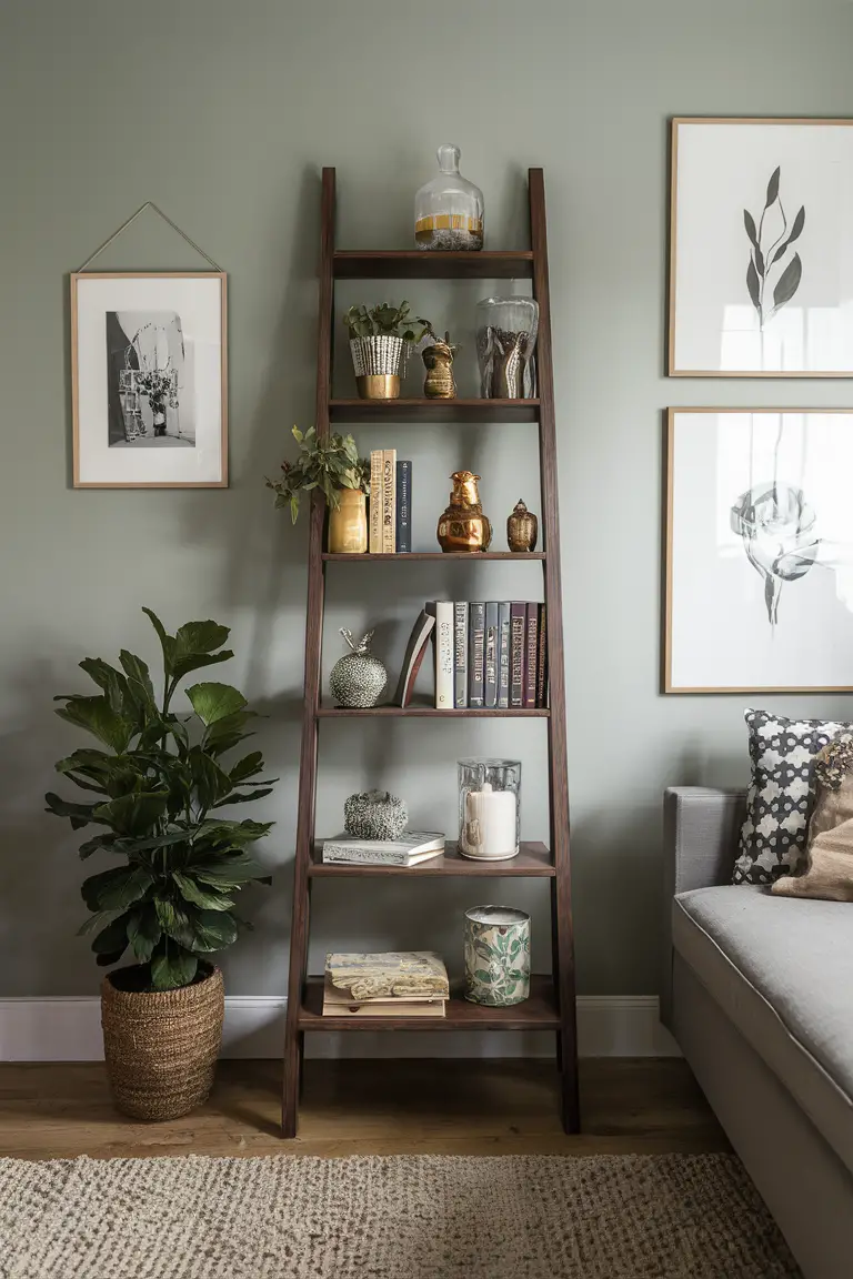 Old Ladder Bookshelf