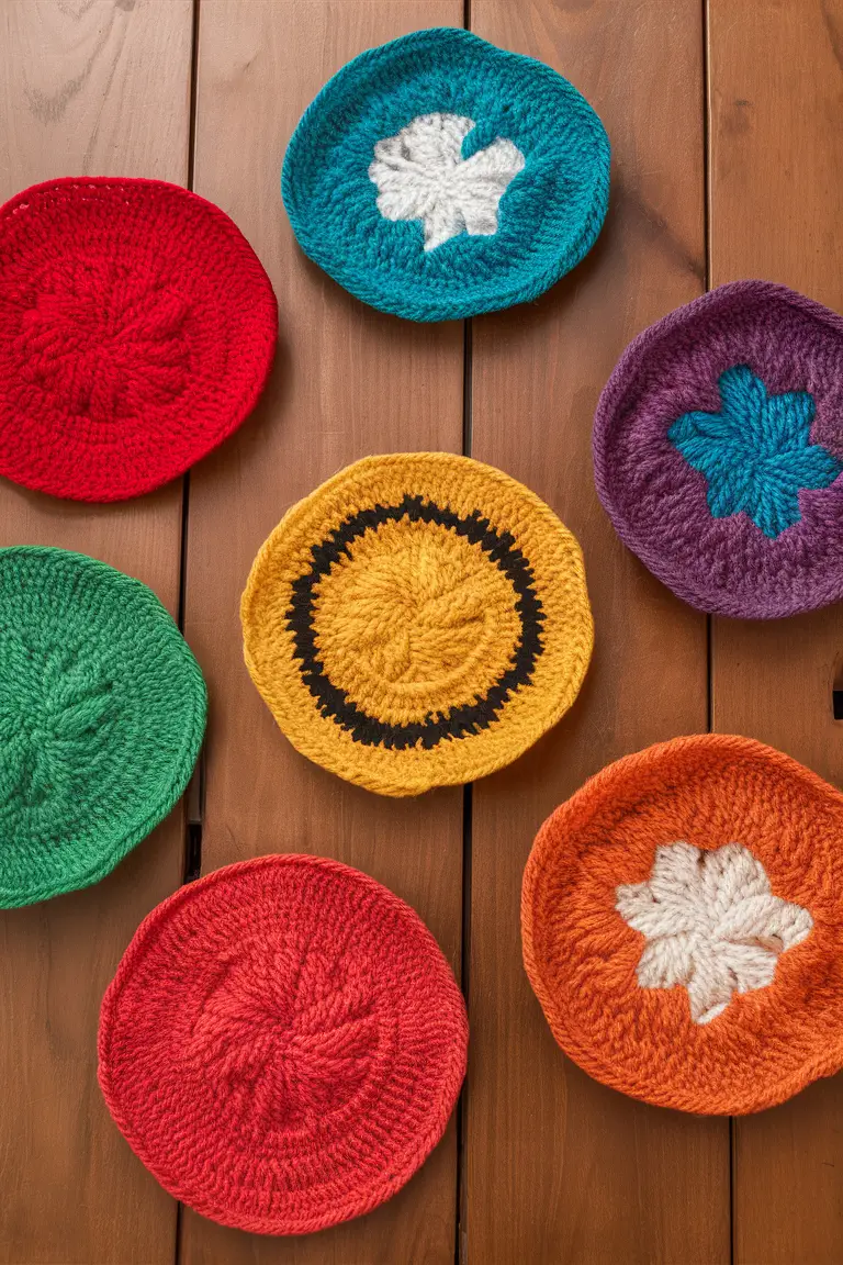 Yarn Coasters