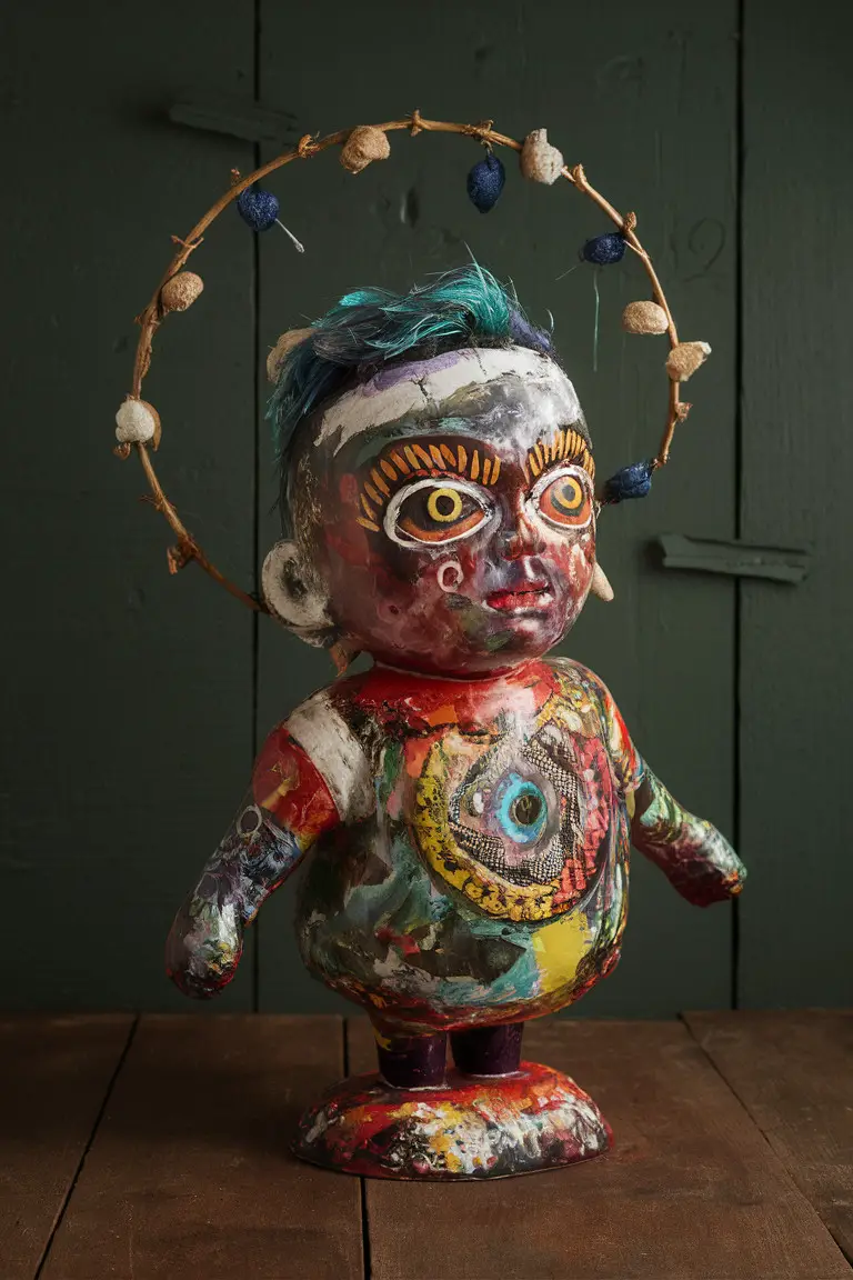 Upcycled Art Sculpture