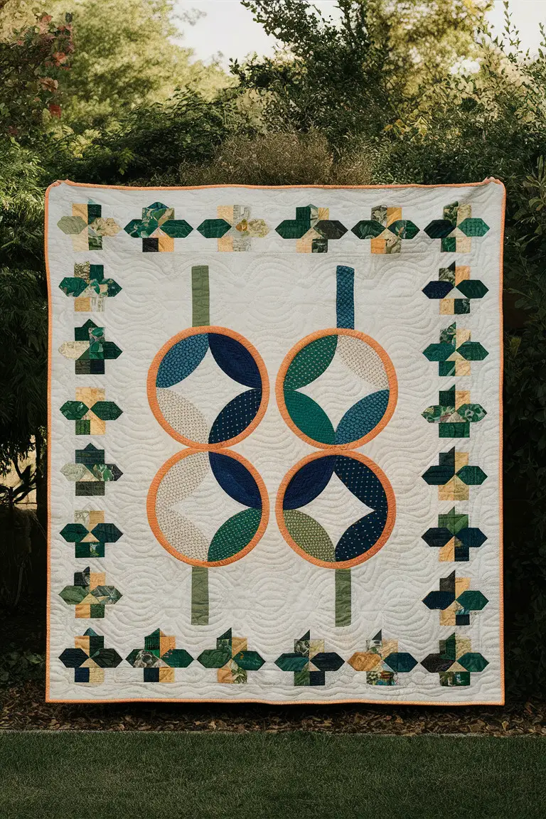 Double Wedding Ring Quilt Double Wedding Ring Quilt