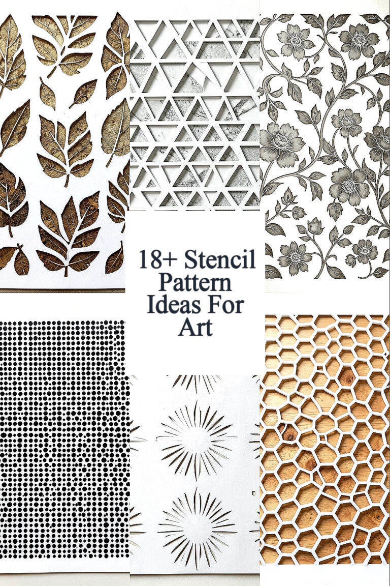 18+ stencil patterns to inspire your art projects – Hingga.com